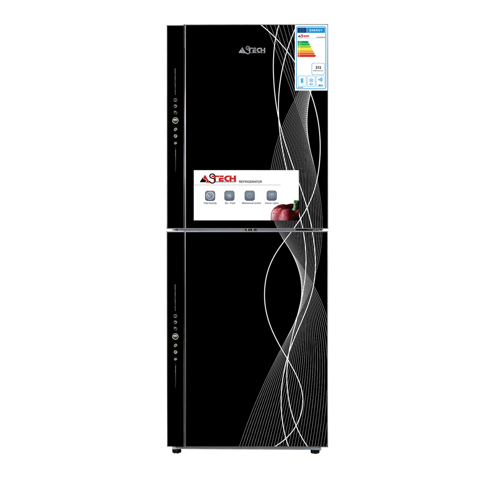 REFRIGERATEUR ASTECH FC387BLK-VE COMBINE 4T GM NOIR